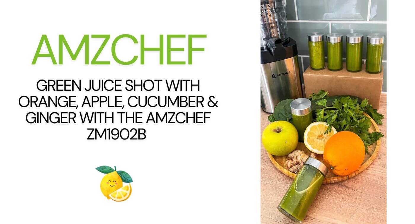 Green Juice Shot with the AMZCHEF ZM1902B