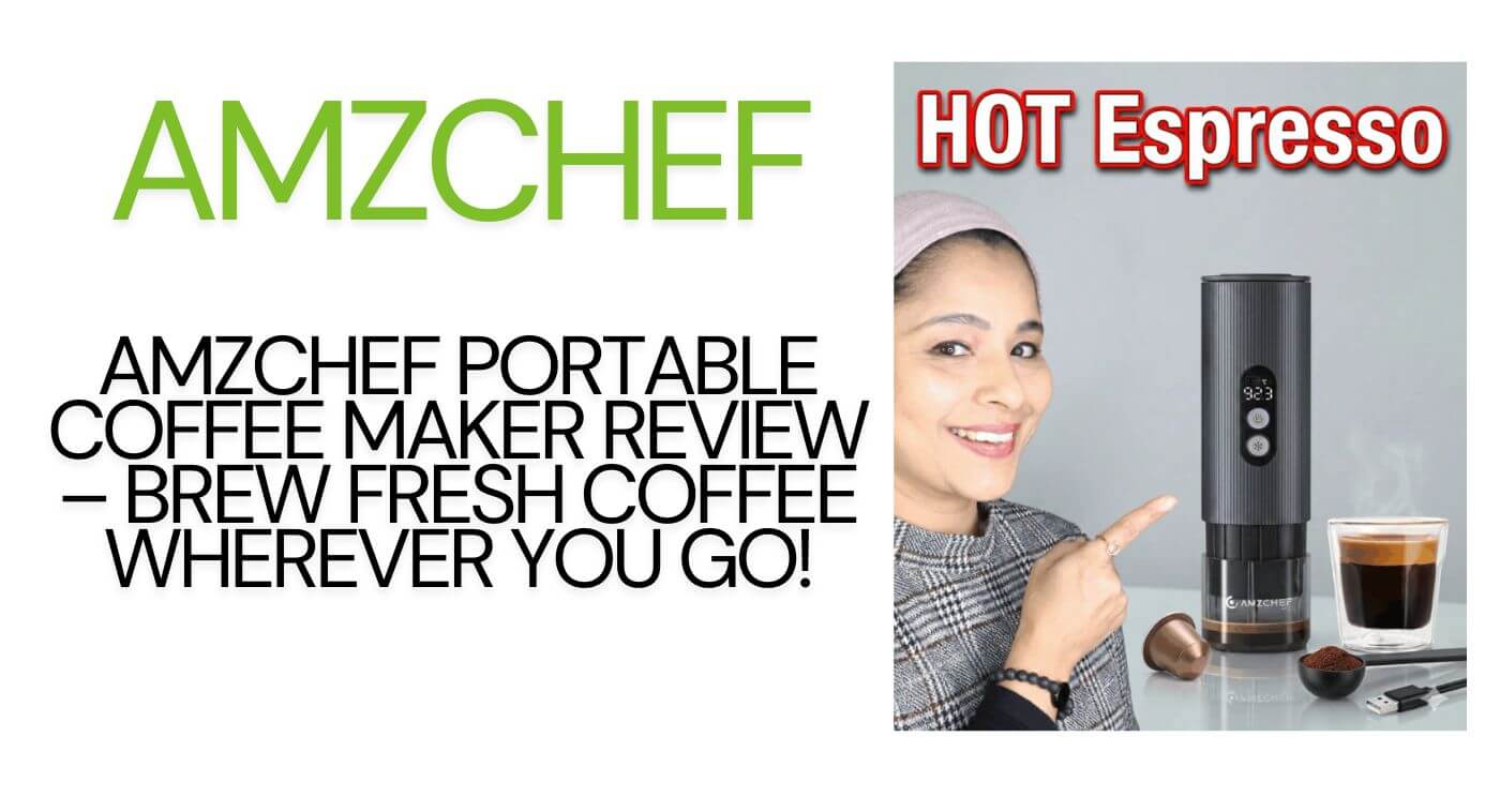 AMZCHEF Portable Coffee Maker Review – Brew Fresh Coffee Wherever You Go!