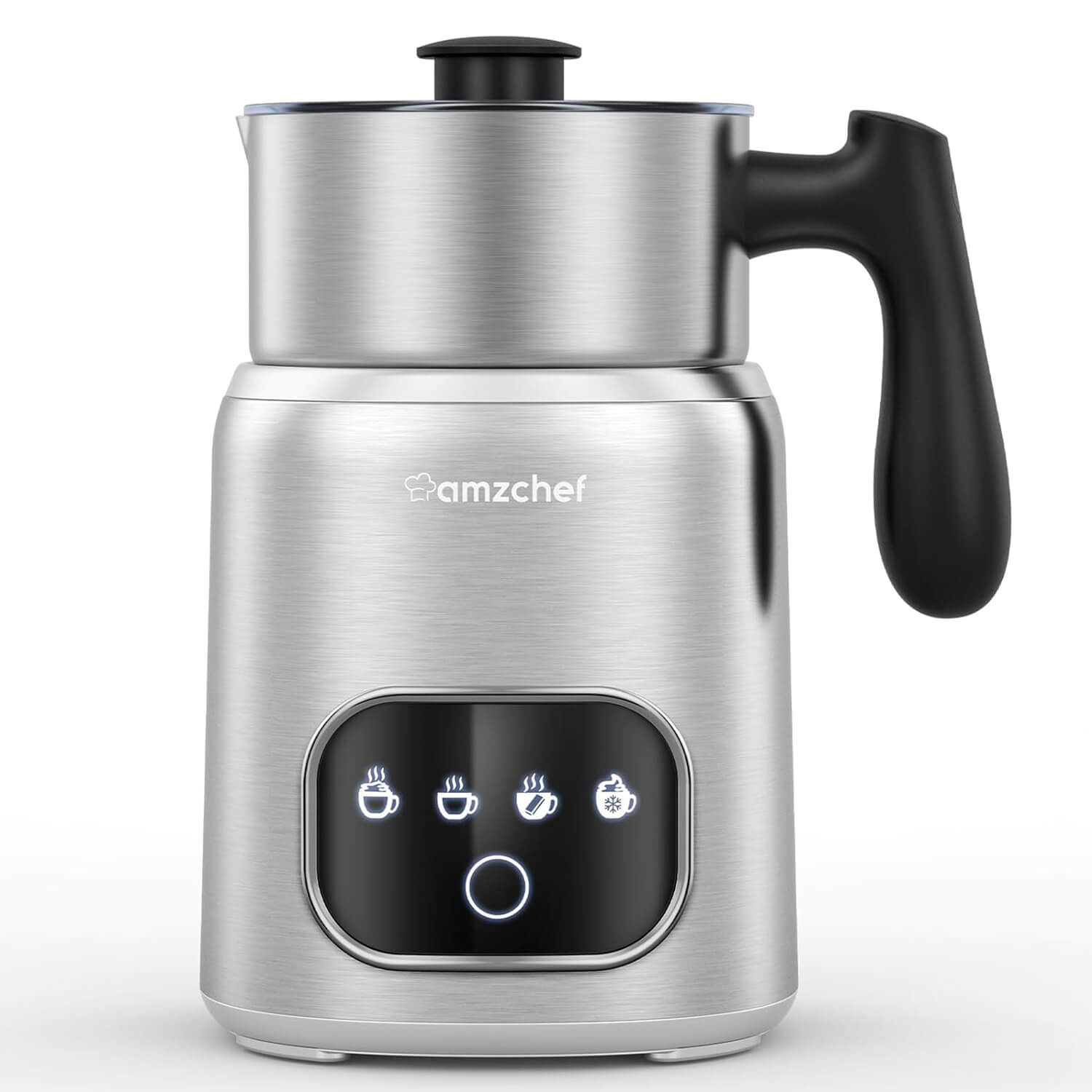 AMZCHEF 4-in-1 Milk Frother and Steamer Milk Warmer