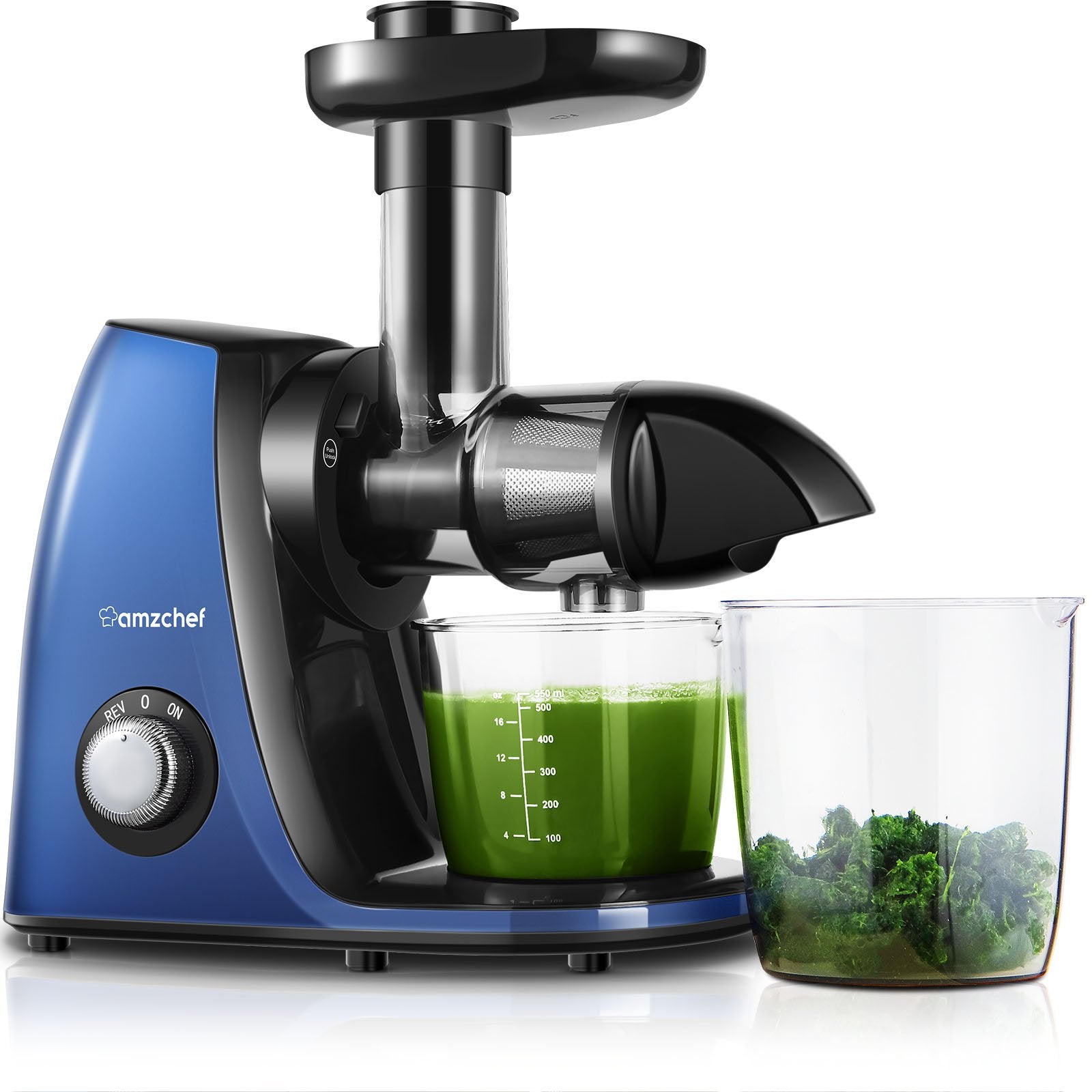 AMZCHEF Slow Juicer JS3005 Blue