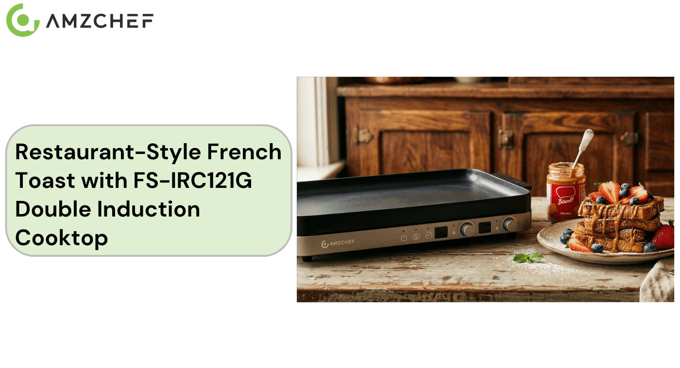 Restaurant-Style French Toast with FS-IRC121G Double Induction Cooktop