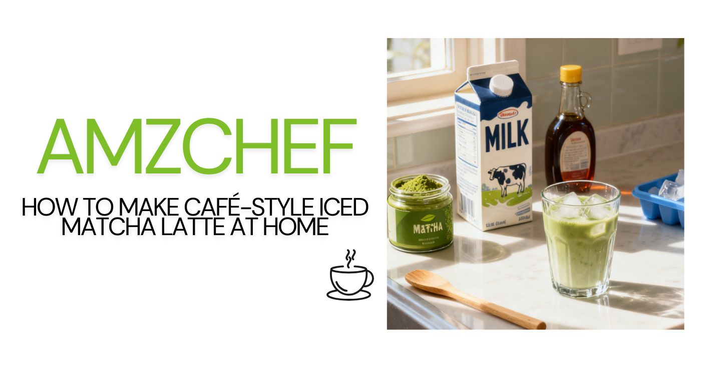 How to Make Café-Style Iced Matcha Latte at Home