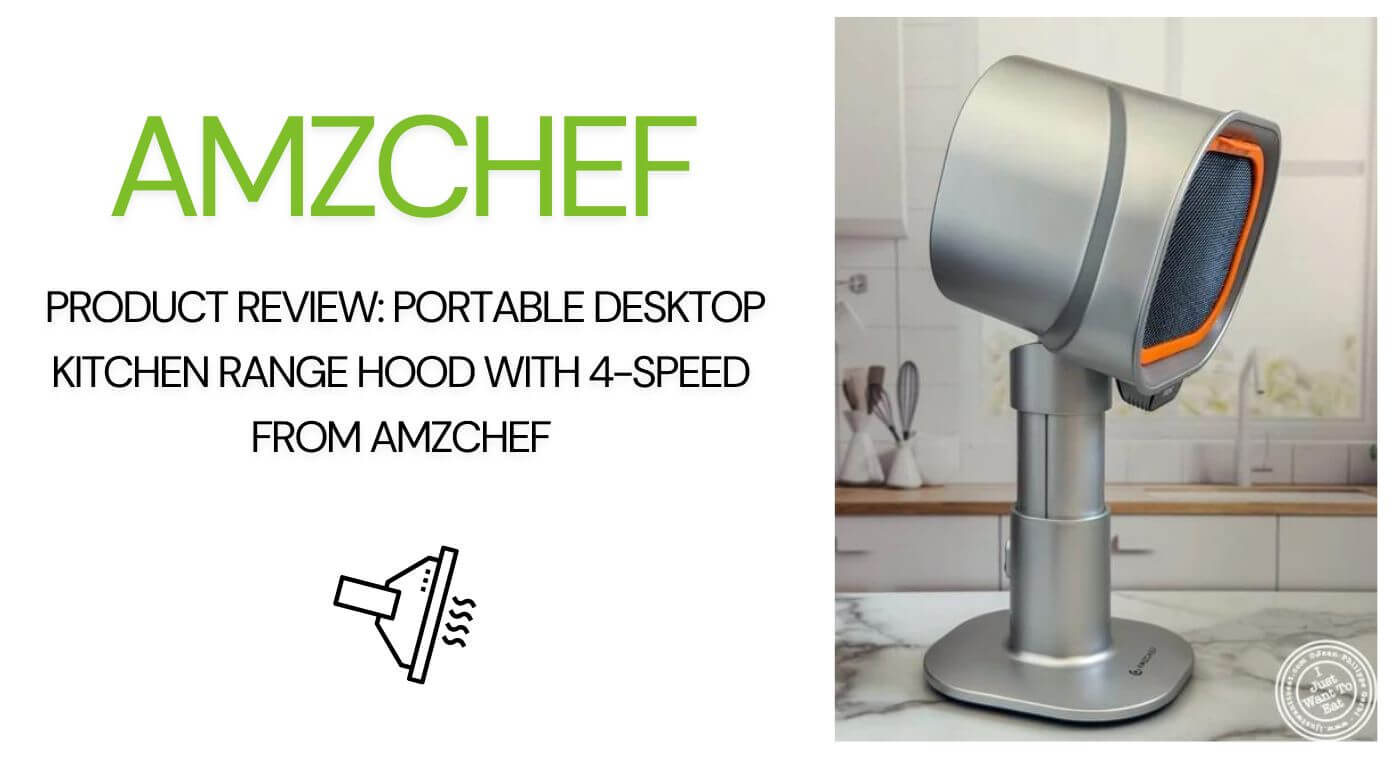 Product Review: Portable Desktop Kitchen Range Hood with 4-speed from Amzchef - ZM7001