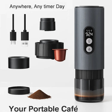 2-in-1 Travel Espresso Maker for Ground