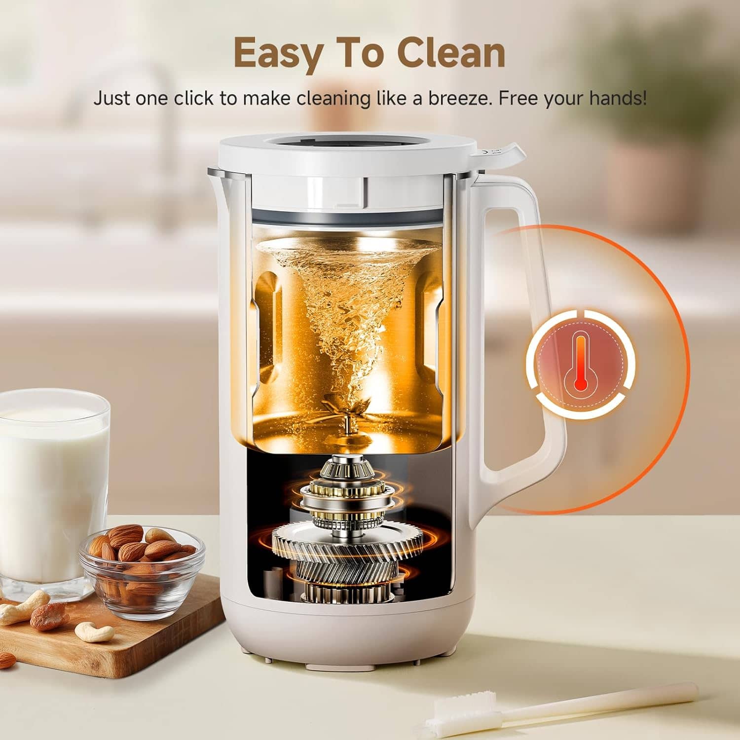 Nut milk maker easy to clean