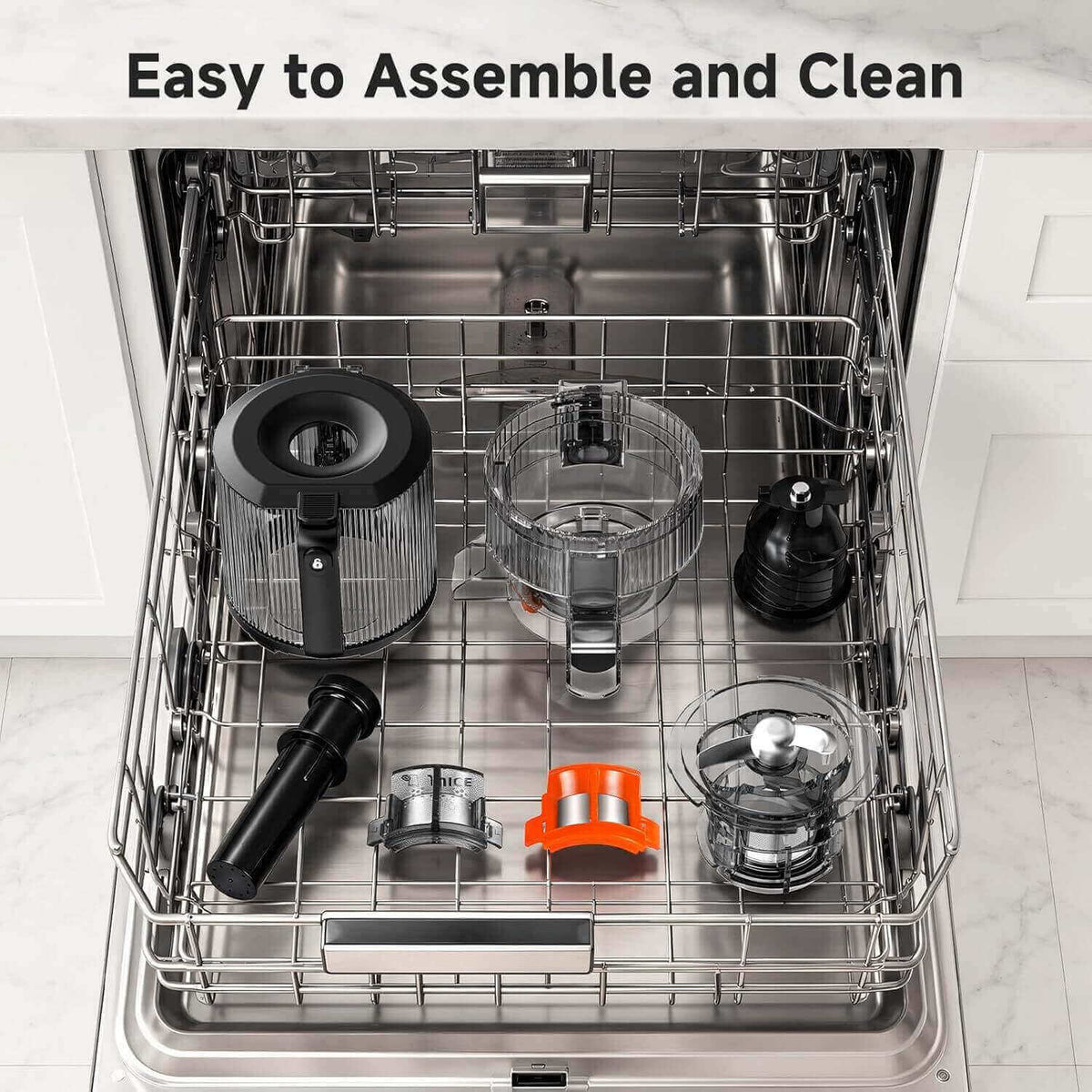 AMZCHEF Self-Feeding Juicer