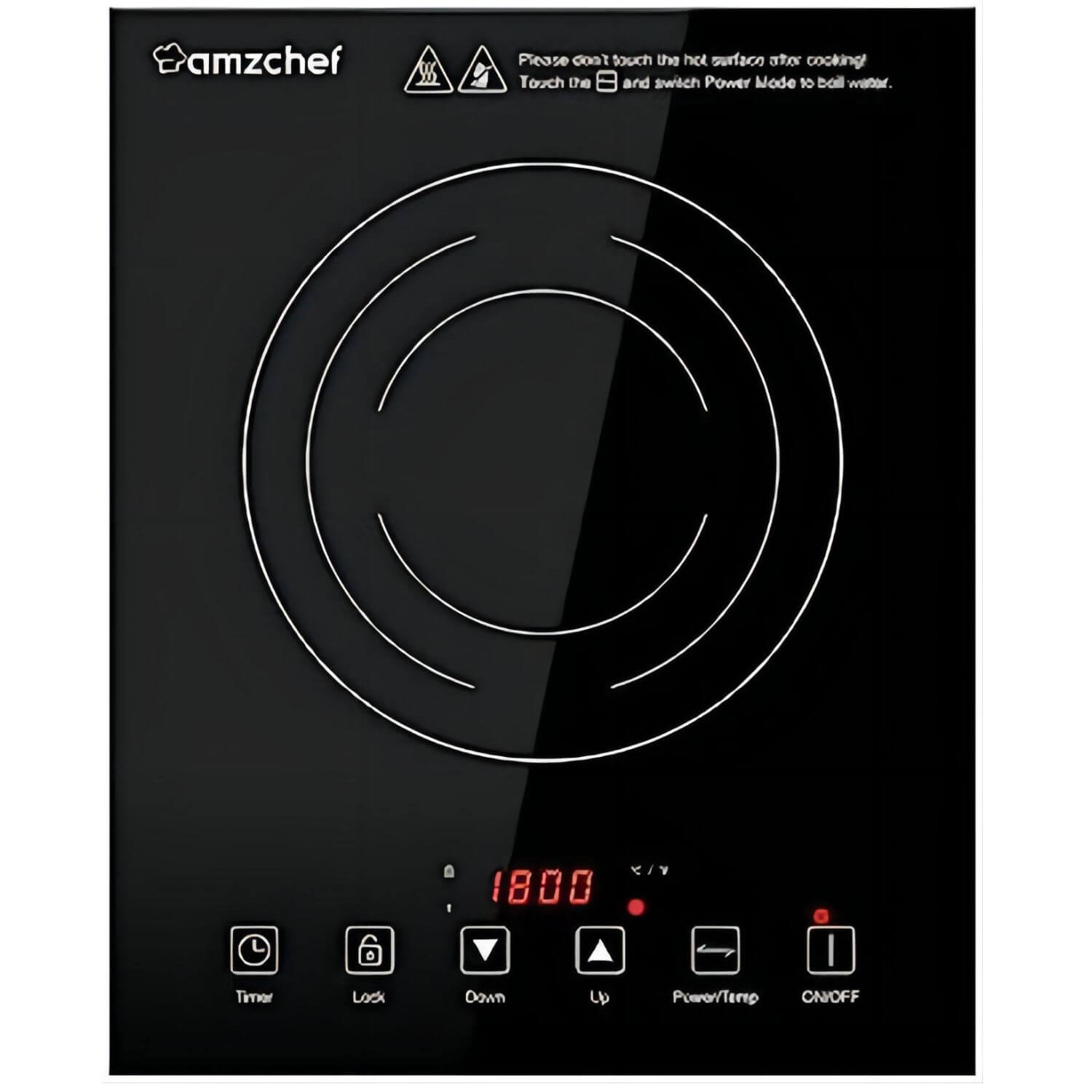 AMZCHEF Induction Cooktop Portable 1800W for RV