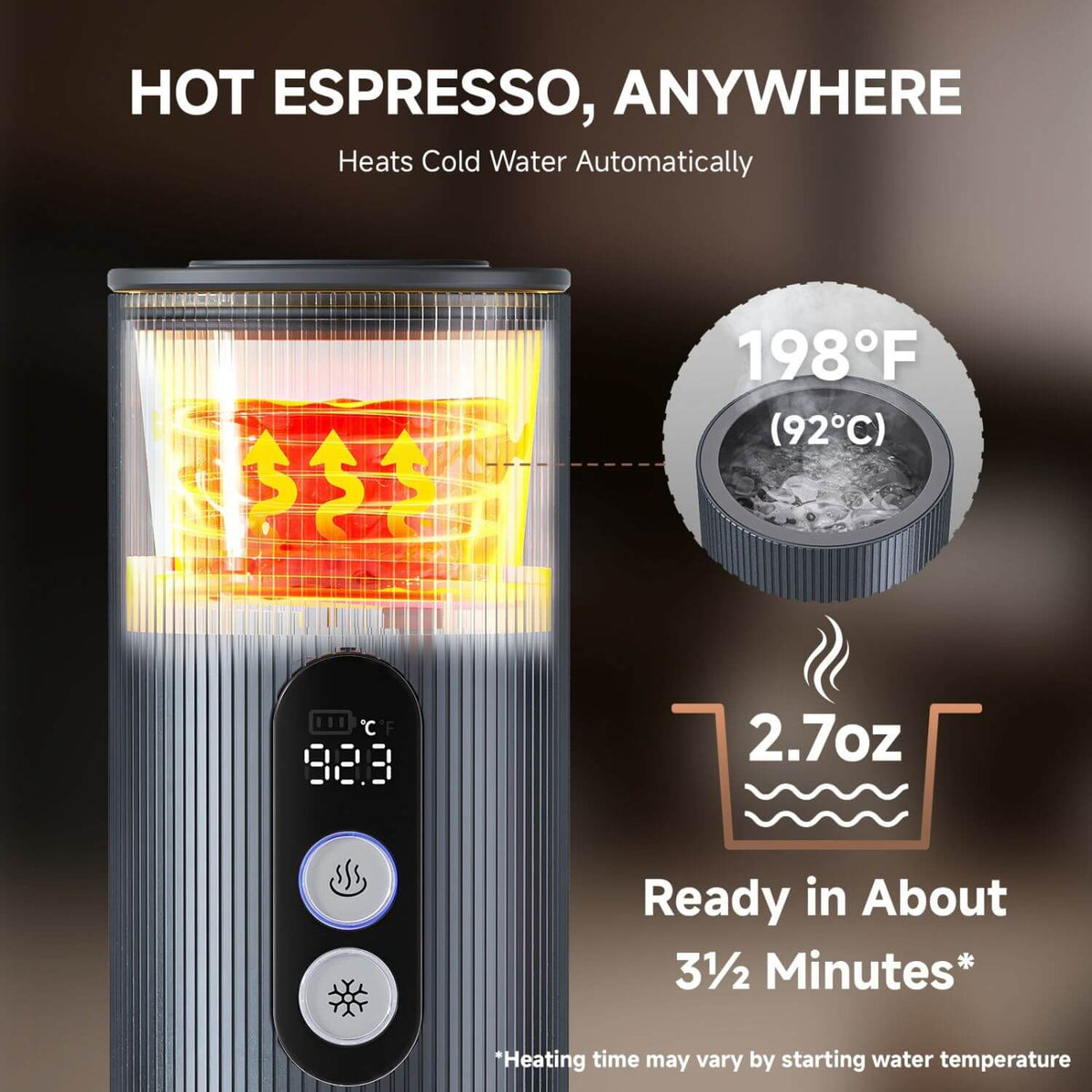 AMZCHEF Battery Powered Coffee Maker
