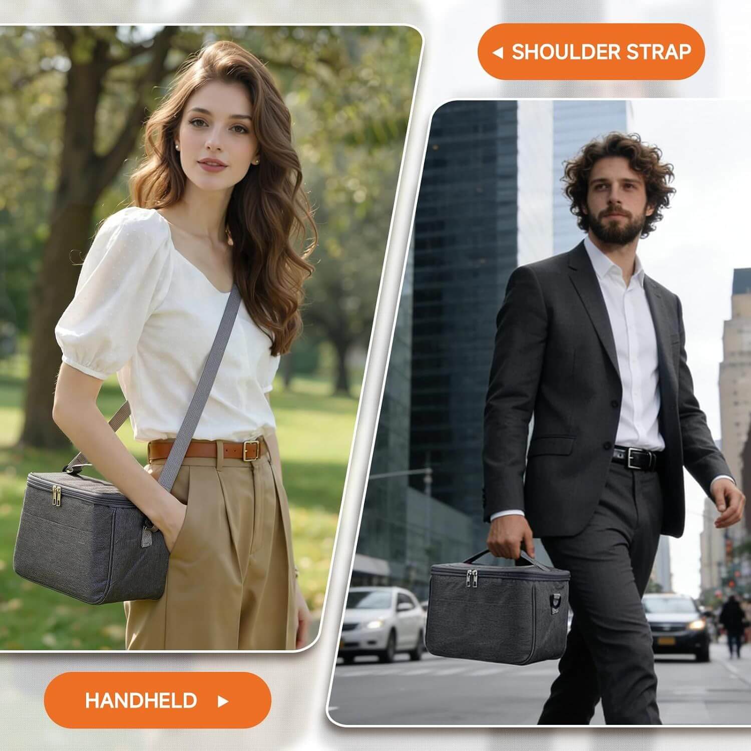 AMZCHEF rechargeable lunch box for hot meals