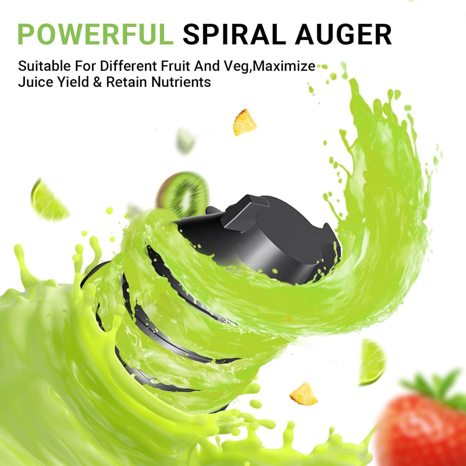 AMZCHEF Cold Press Juicer 5.2