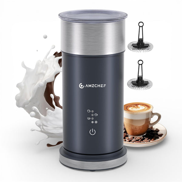 AMZCHEF 4-in-1 IPX6 Waterproof Electric Milk Frother