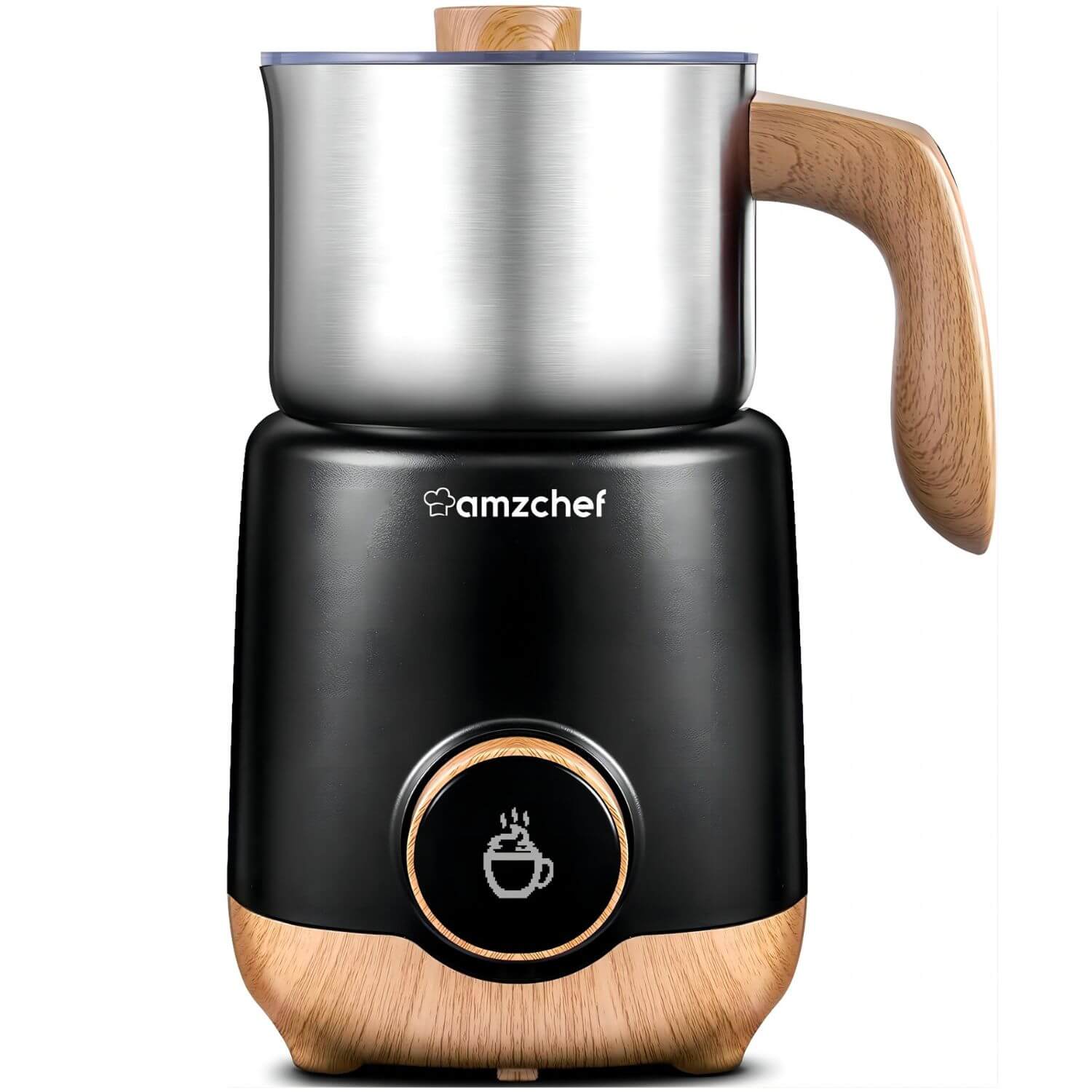 AMZCHEF 8-IN-1 Multifunctional Automatic Milk Frother Steamer