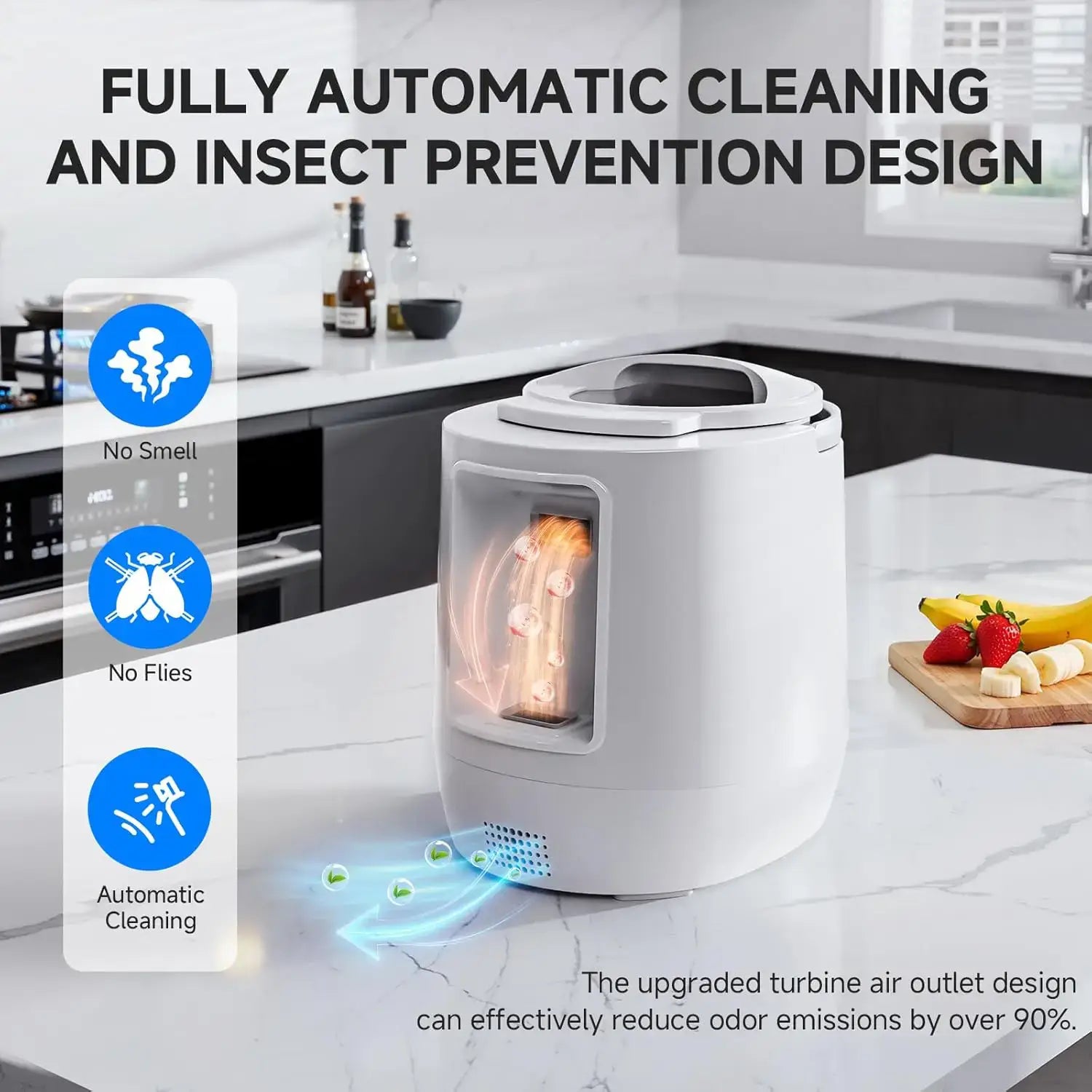 AMZCHEF Smart Electric Kitchen Composter