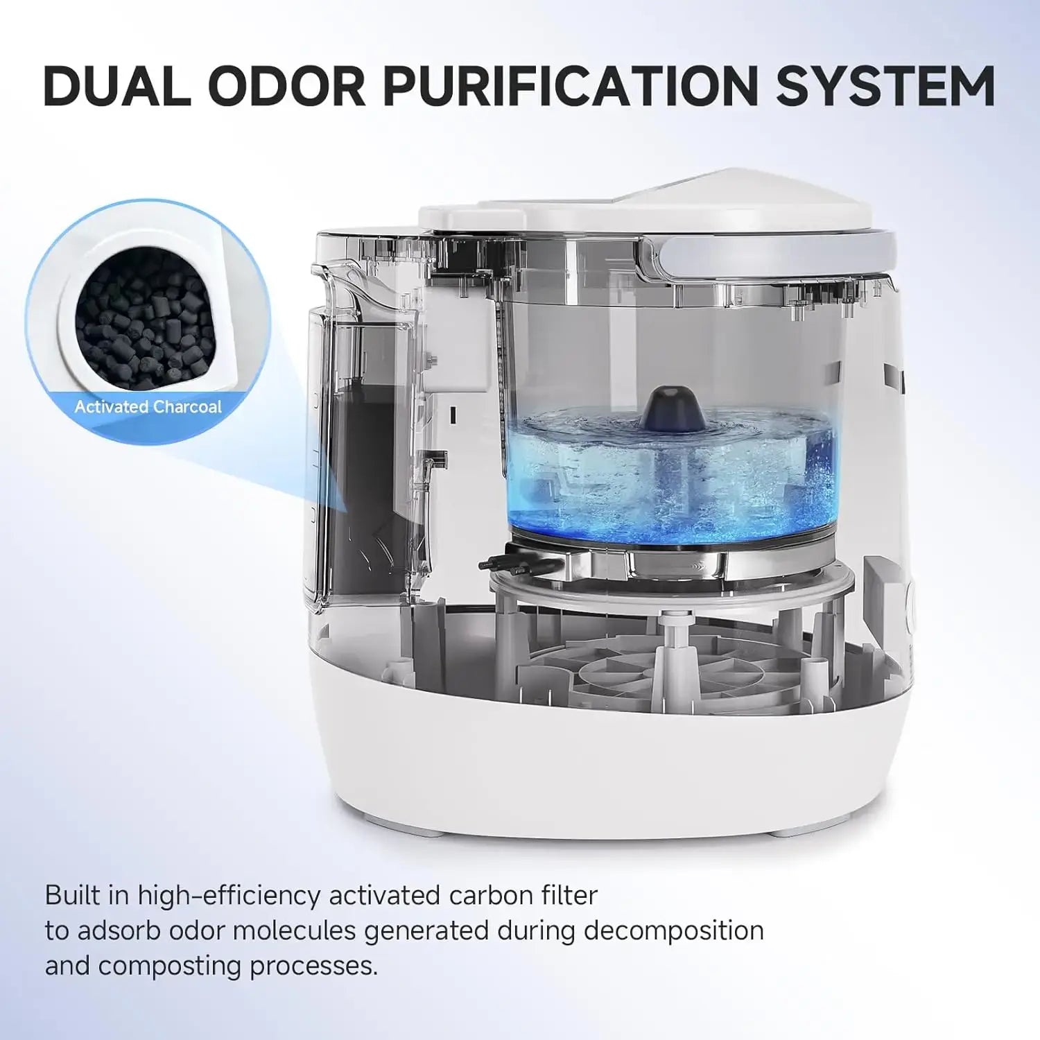 AMZCHEF Smart Electric Kitchen Composter