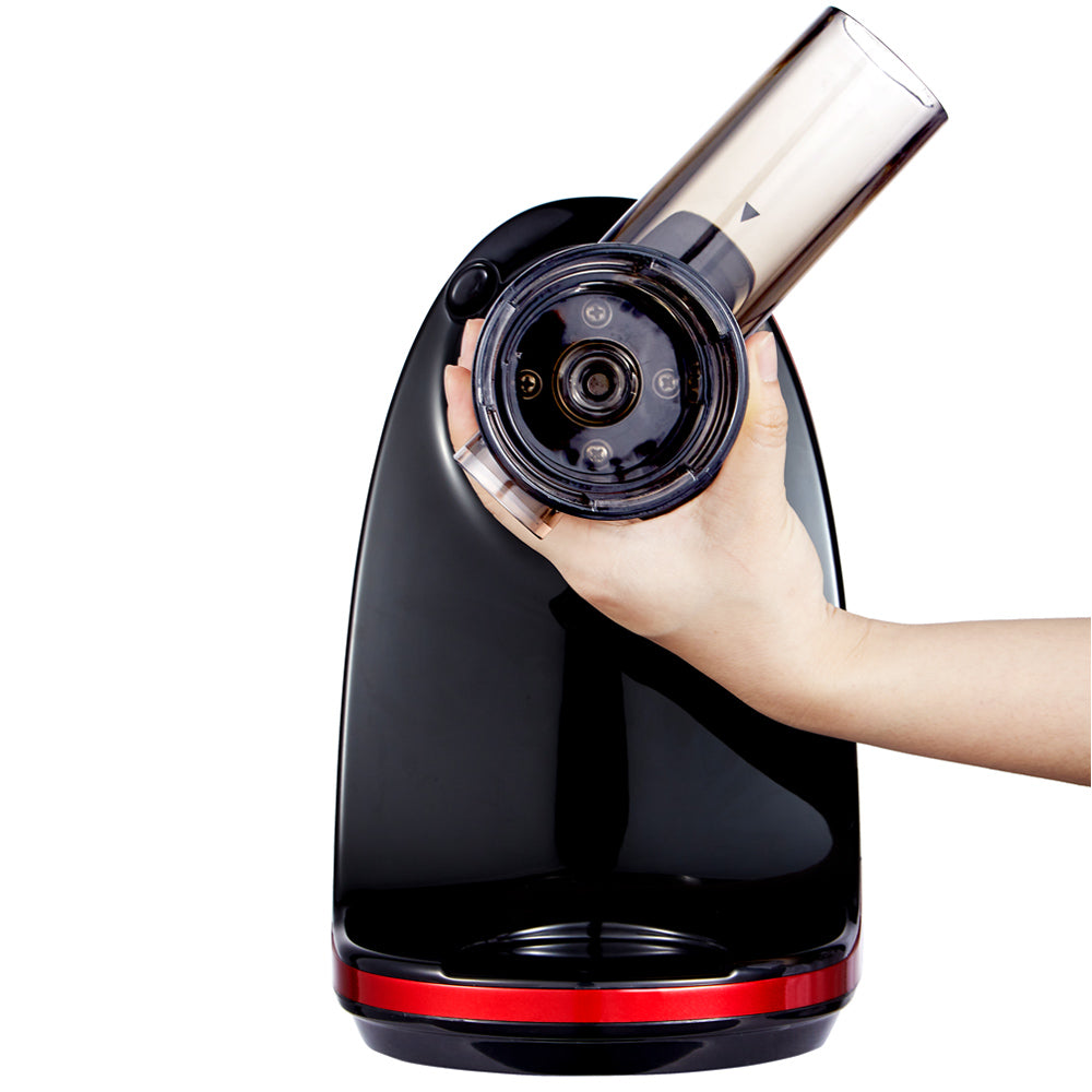Slow Juicer Extractor, AMZCHEF Slow Masticating Juicer Machines with Quiet Motor, Juice Extractor with Reverse Function, Cold Press Juicer Easy to Clean with Brush for High Nutrient Fruit & Vegetable Juice