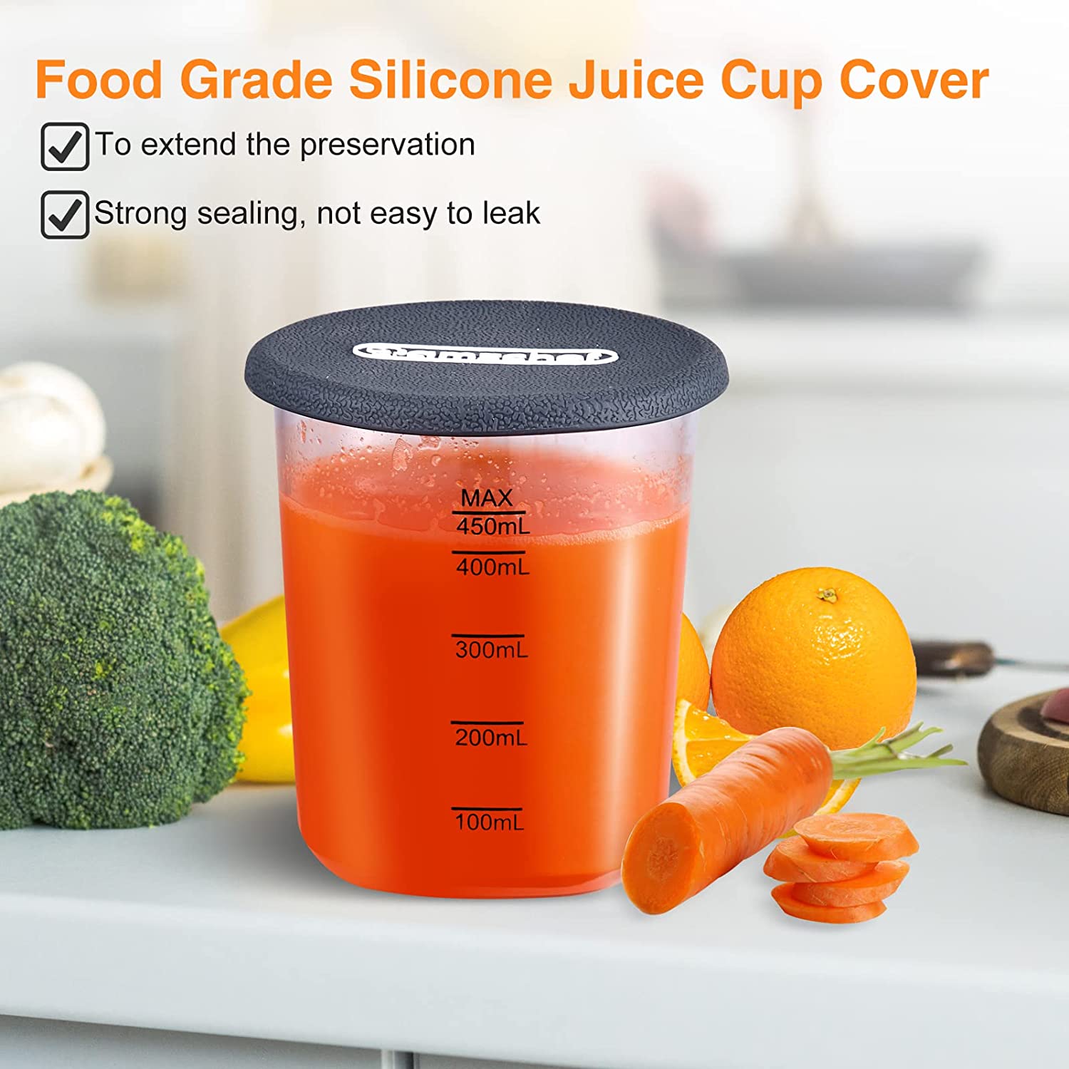 AMZCHEF Slow Masticating Juicer Extractor, Cold Press Juicer with Two Speed Modes, 2 Travel bottles(500ML),LED display, Easy to Clean Brush & Quiet Motor for Vegetables&Fruits,White