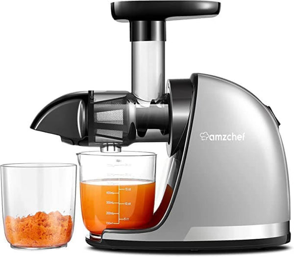 太郎 siroca slow juicer AMZCHEF Slow Juicer Extractor ZM1501 Light Gray